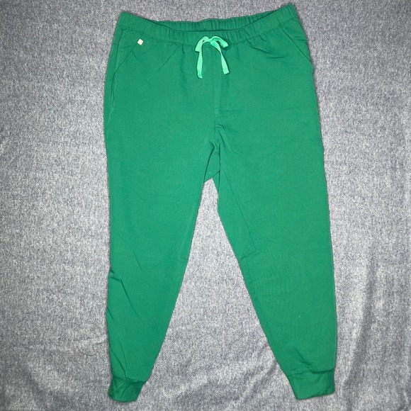 FIGS Mens Green Technical Collection Scrub Top XXL M Leon Three Pocket - Picture 9 of 14